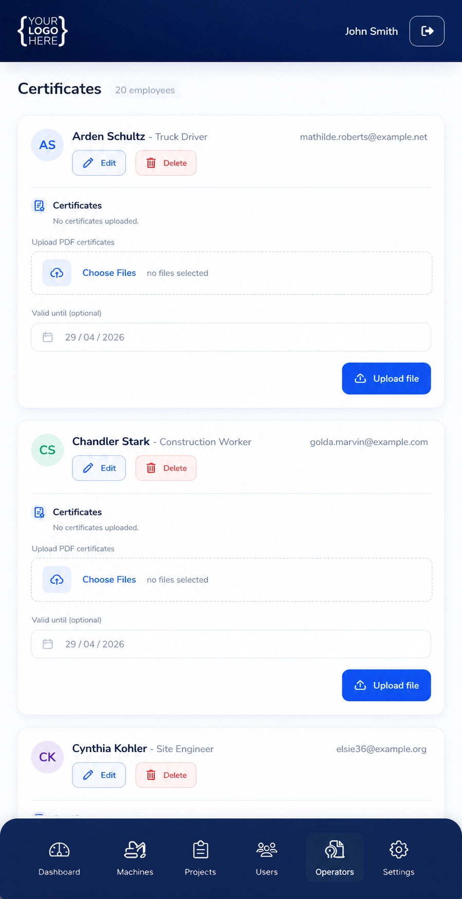 Mobile app