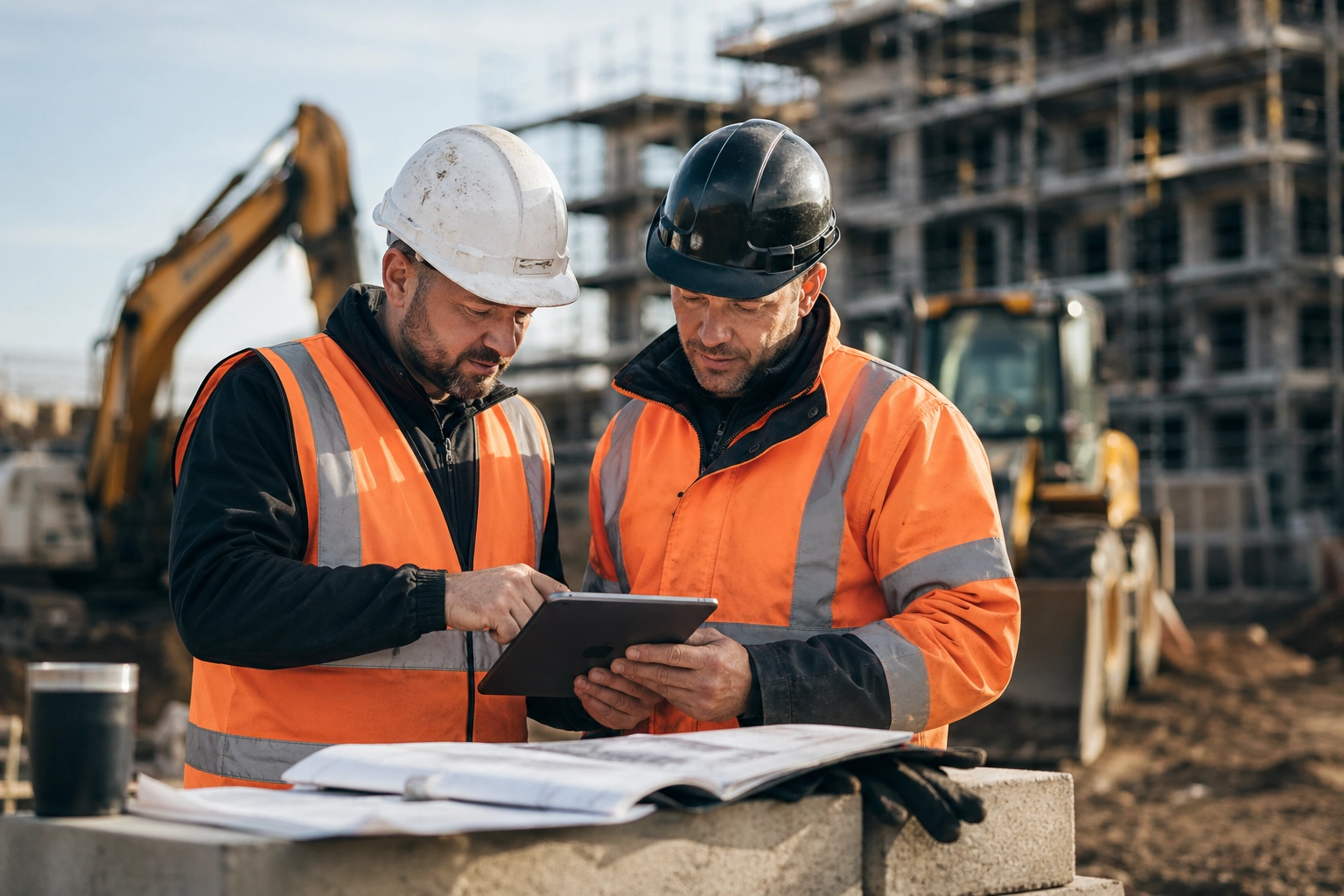 Construction management team